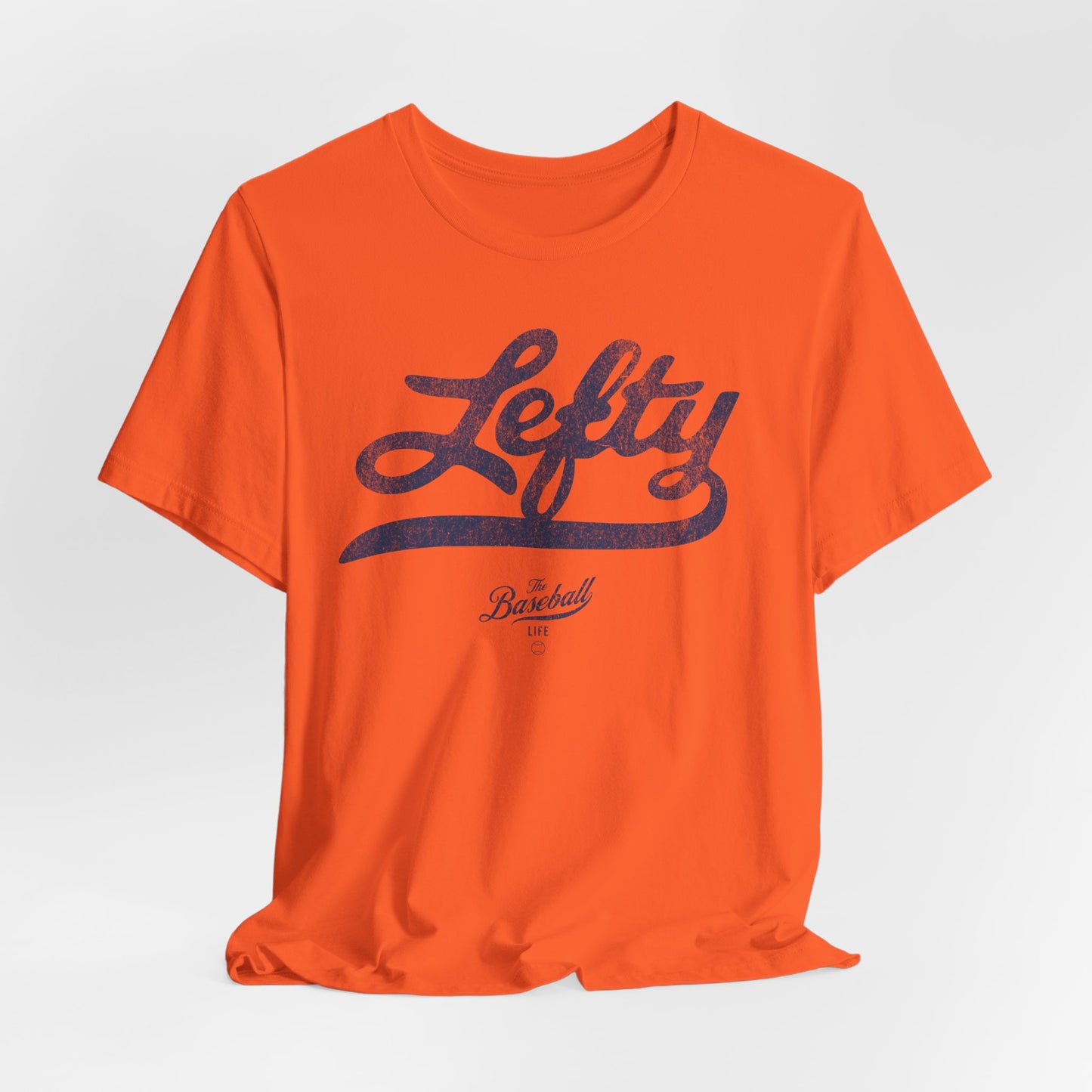 Lefty Baseball T-Shirt - Navy Print