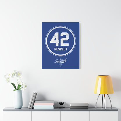 42 RESPECT_Jackie Robinson Tribute Wall Art Canvas
