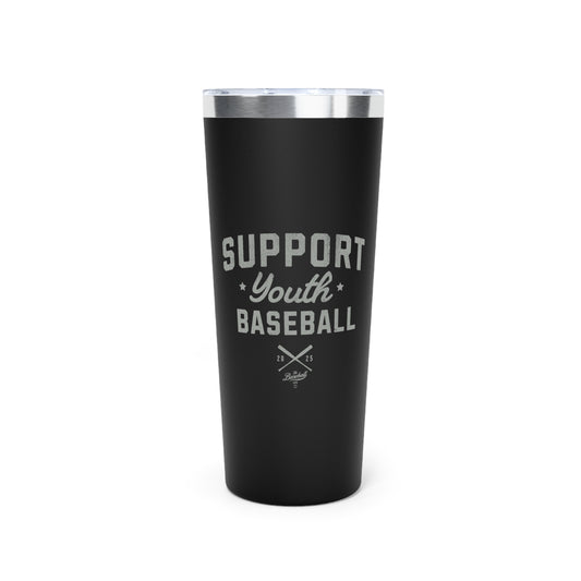 22oz Insulated Travel Tumbler_Support Youth Baseball