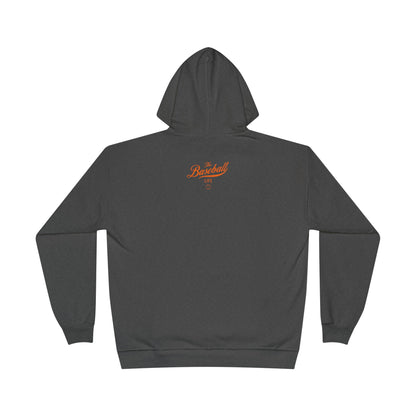 The Baseball Life Hoodie w/Grommets_Orange Print
