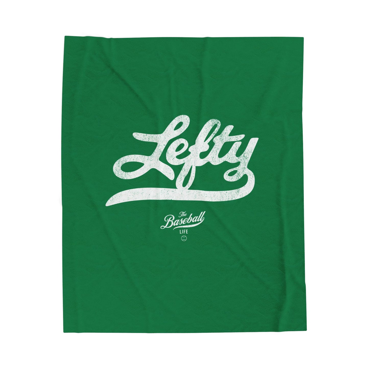 Velveteen Plush Blanket_Lefty_Green