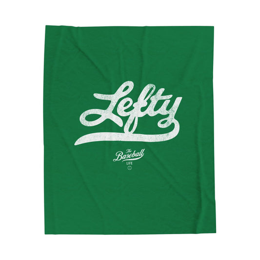 Velveteen Plush Blanket_Lefty_Green