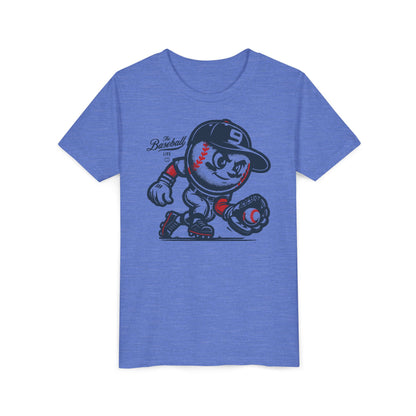 Youth Mr. Baseball Mascot Fielding T-Shirt