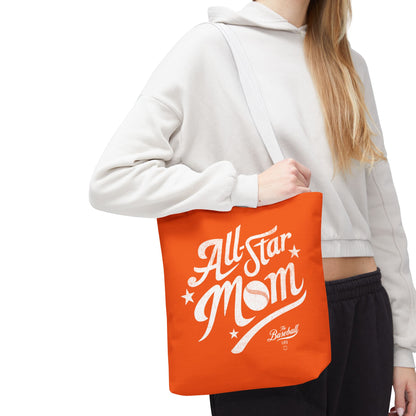 All-Star Mom Tote Bag_Orange