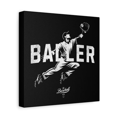 Baller Wall Art Canvas_Black
