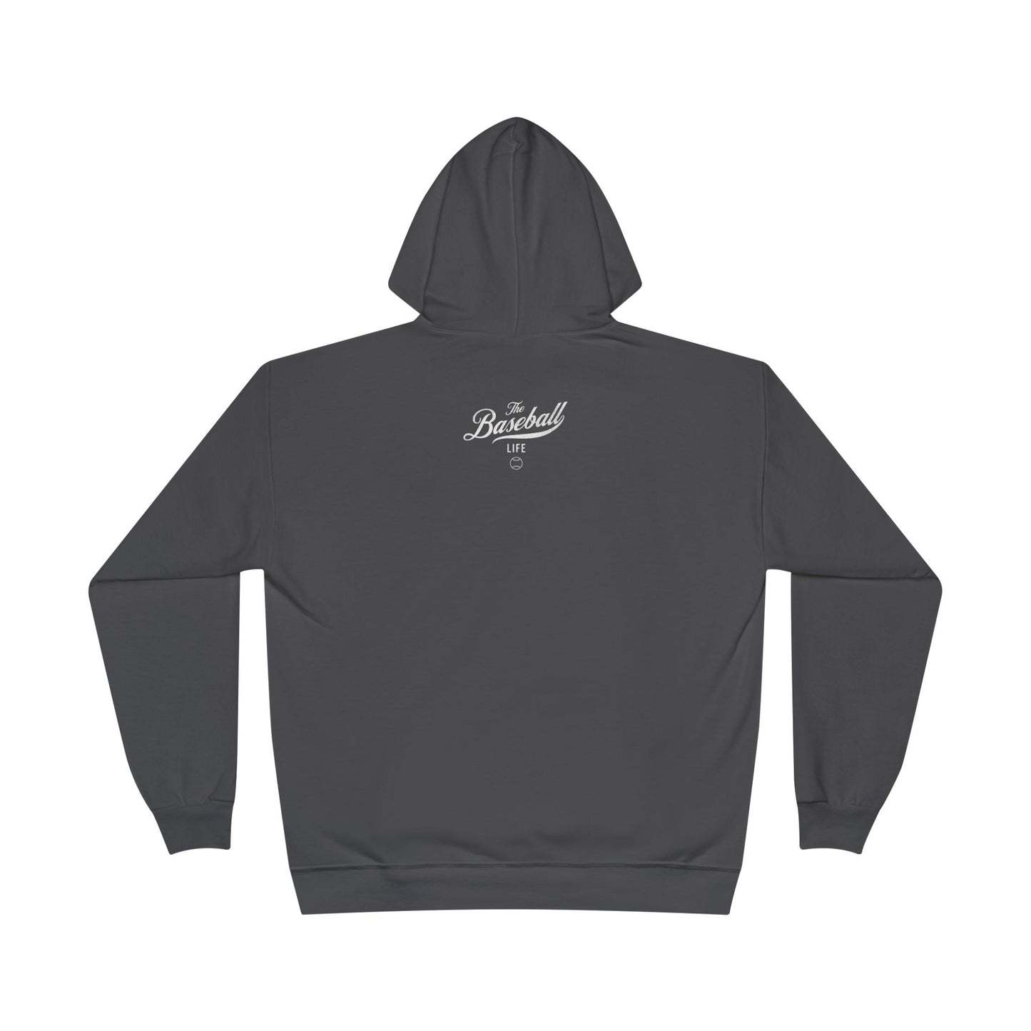The Baseball Life Hoodie w/Grommets_White Print
