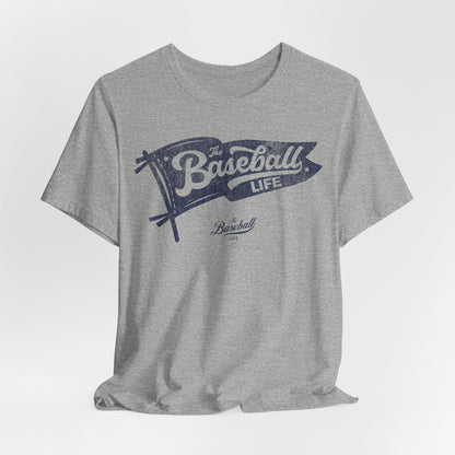 Classic Pennant_Navy Print T-Shirt