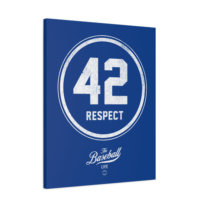42 RESPECT_Jackie Robinson Tribute Wall Art Canvas