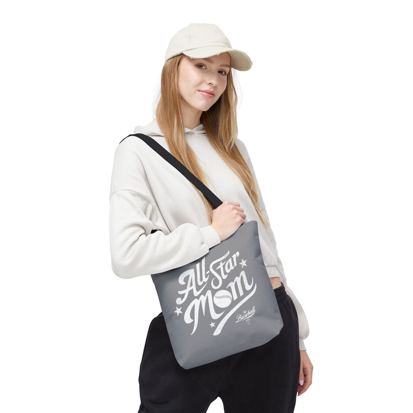 All-Star Mom Tote Bag_Gray