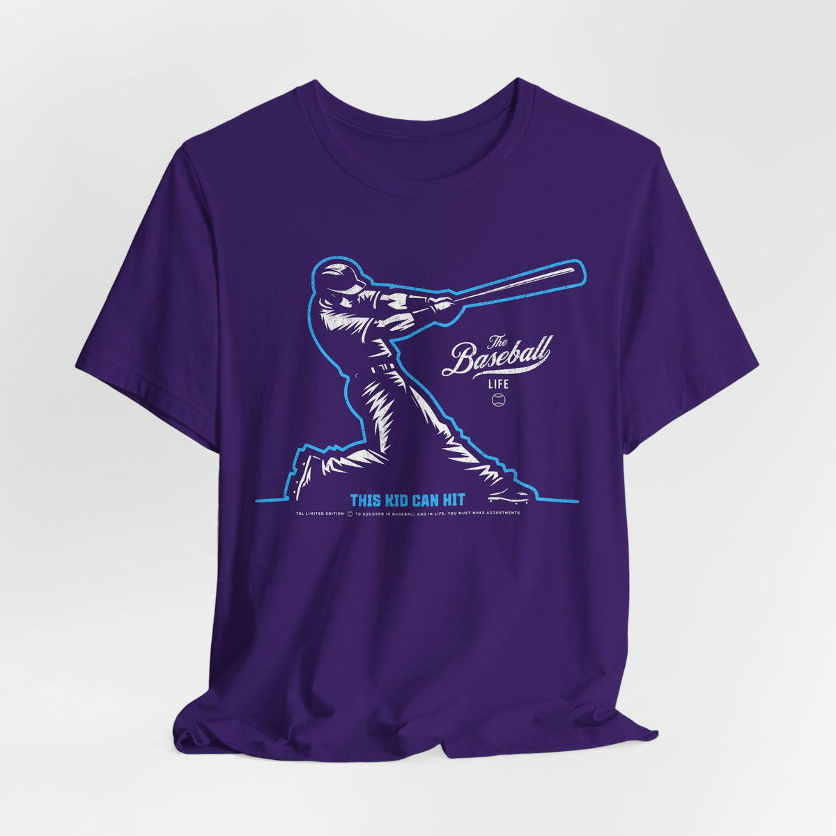 This Kid Can Hit Reversed Baseball T-Shirt