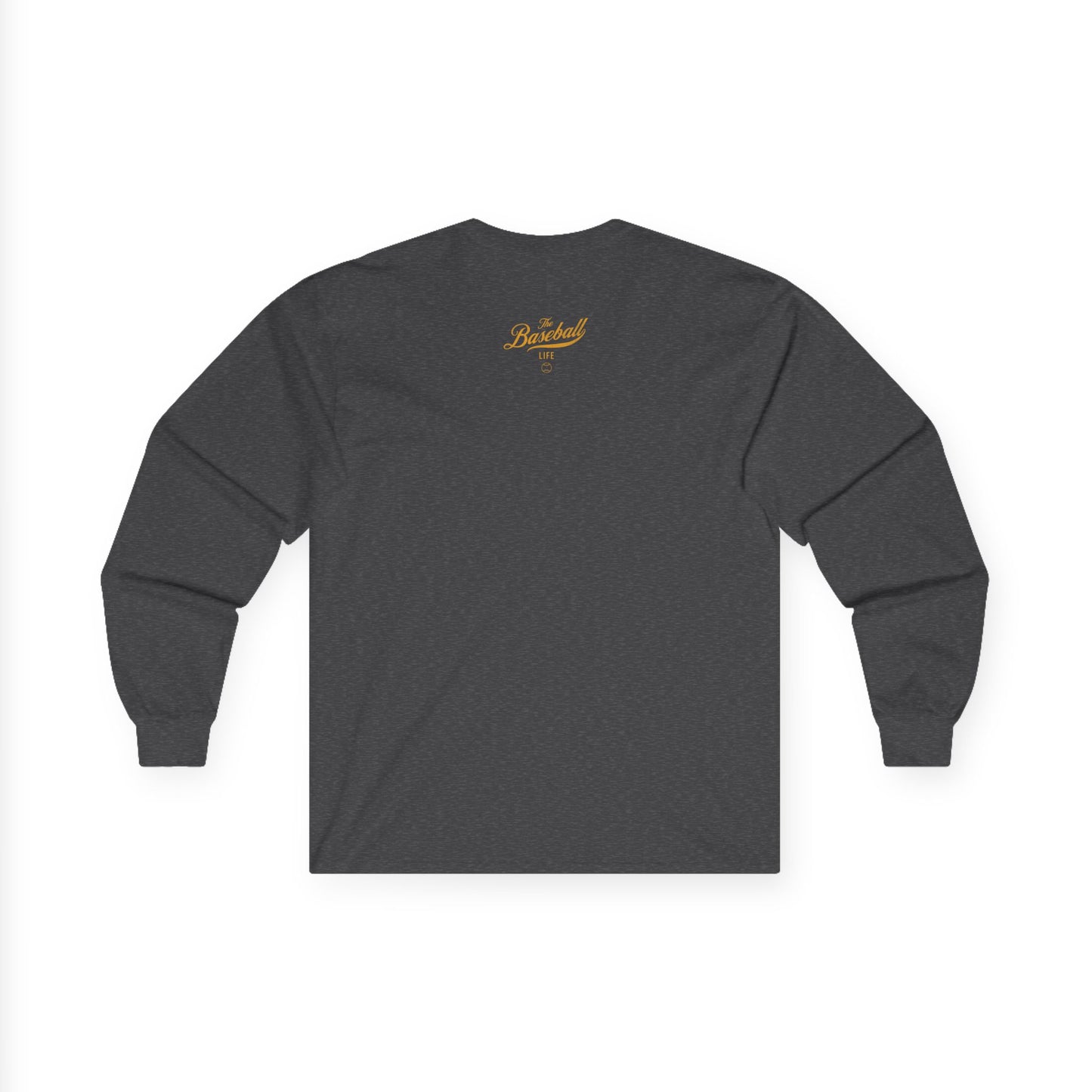 The Baseball Life Long Sleeve T-Shirt_Yellow Gold Print