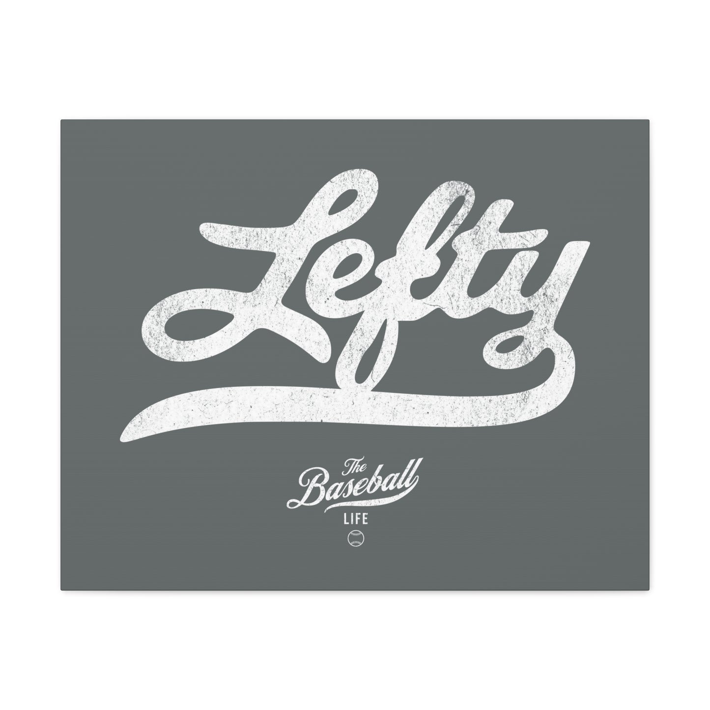 Lefty Wall Art Canvas_Dark Gray