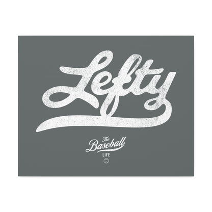 Lefty Wall Art Canvas_Dark Gray