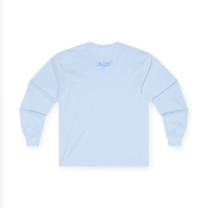 The Baseball Life Long Sleeve T-Shirt_Carolina Blue Print