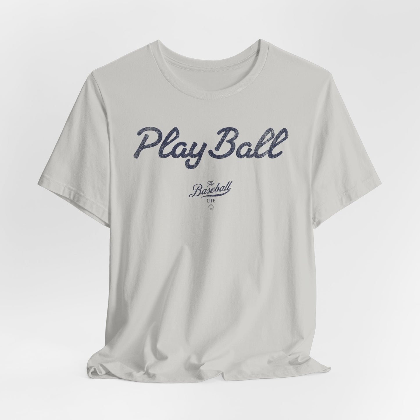 Play Ball_Navy Print T-Shirt