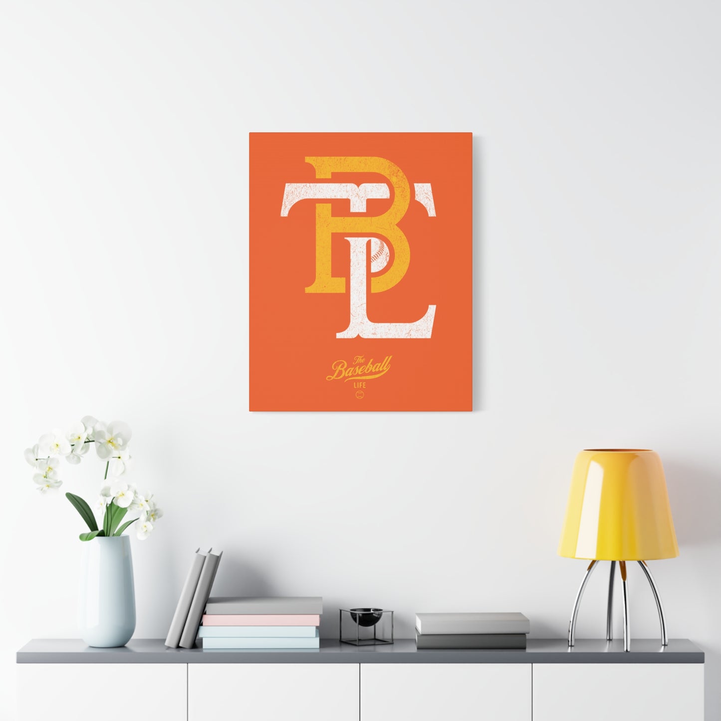 TBL Insignia Wall Art Canvas_Orange