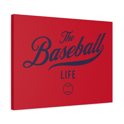 Wall Art Canvas_Red w Navy