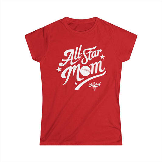 All Star Mom Women's Baseball T-Shirt