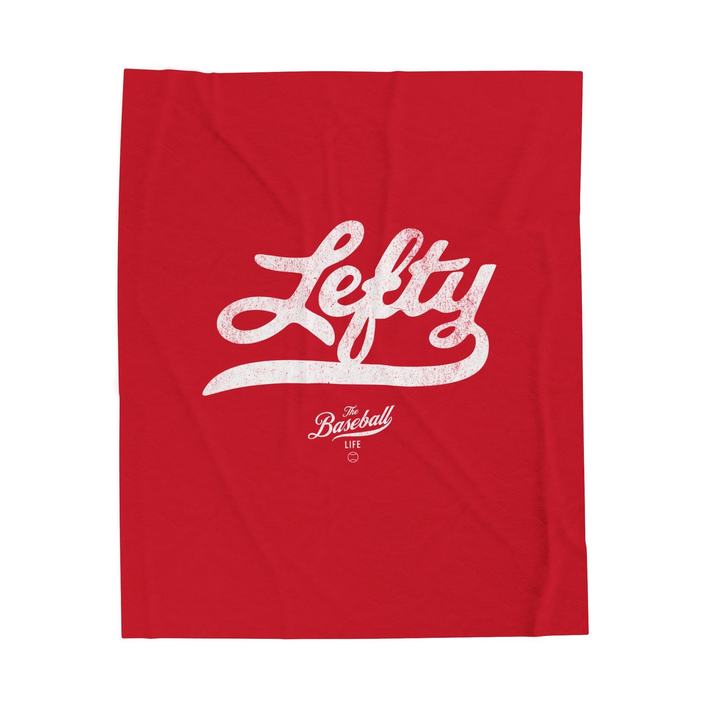 Velveteen Plush Blanket_Lefty_Red