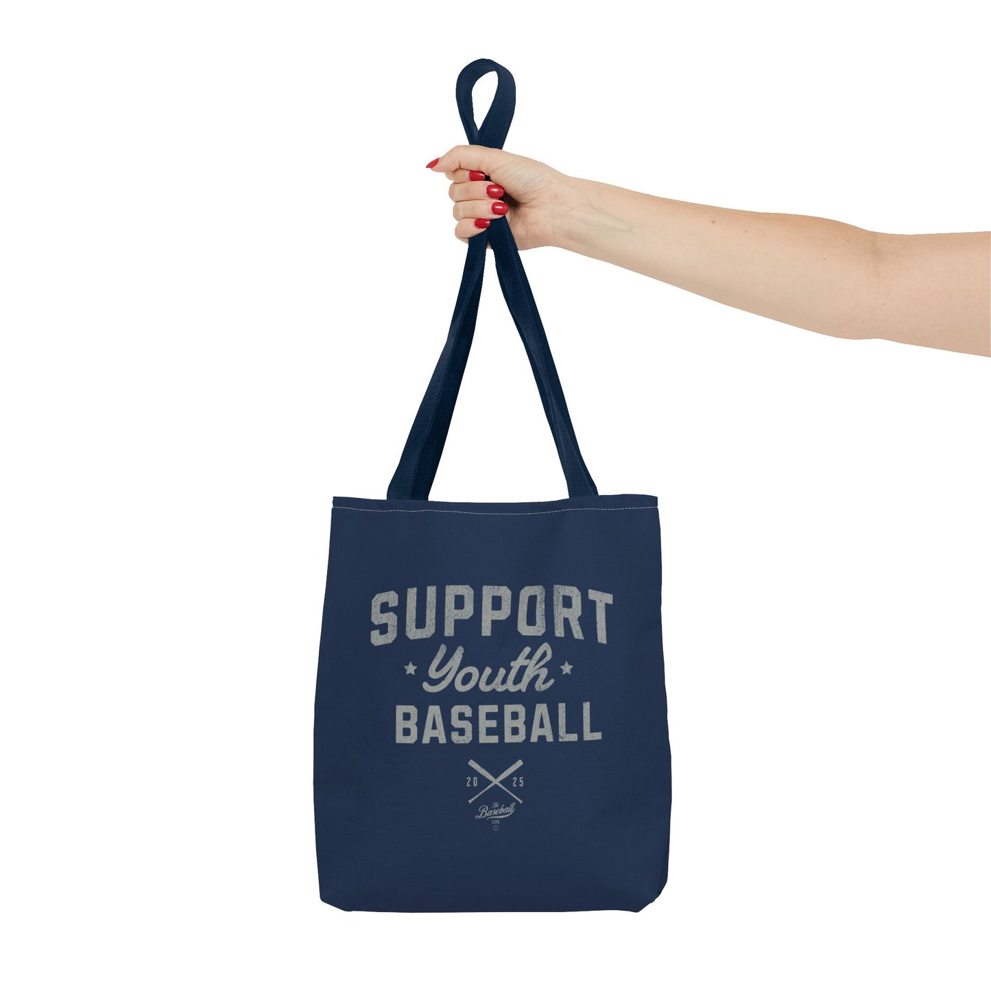 Support Youth Baseball Tote Bag_Navy
