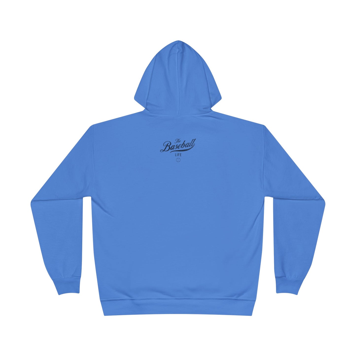 The Baseball Life Hoodie w/Grommets_Black Print