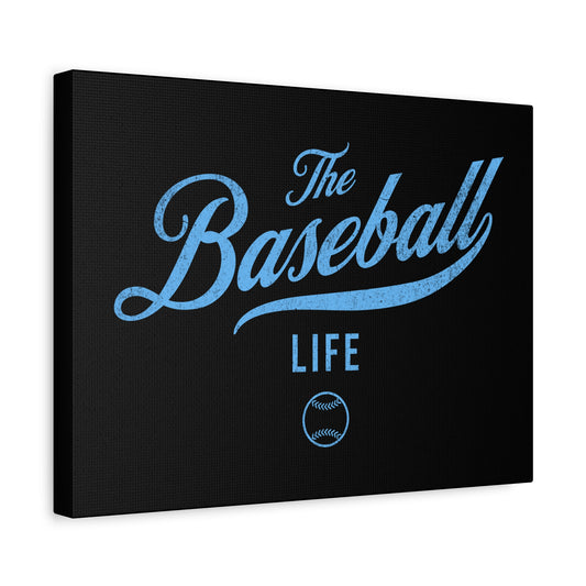 Wall Art Canvas_Black w Carolina Blue