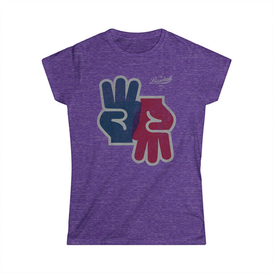 Women's 3-Up 3-Down Baseball T-Shirt