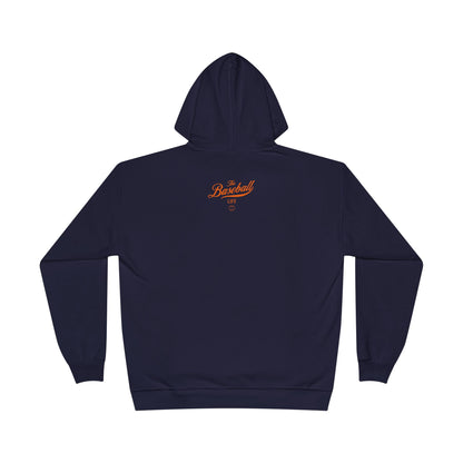 The Baseball Life Hoodie w/Grommets_Orange Print