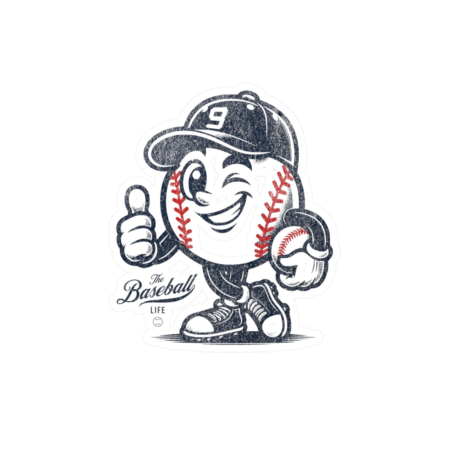 The Original Mr. Baseball Life_Kiss-Cut Vinyl Decal