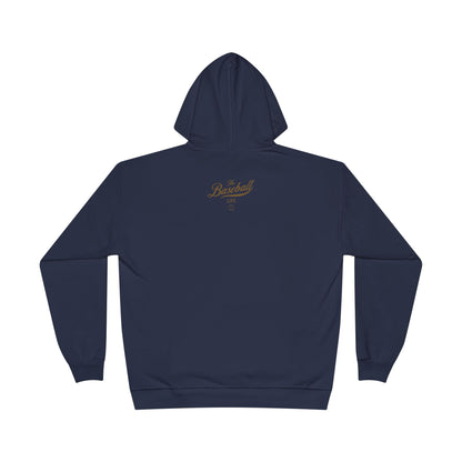 The Baseball Life Hoodie w/Grommets_Old Gold Print