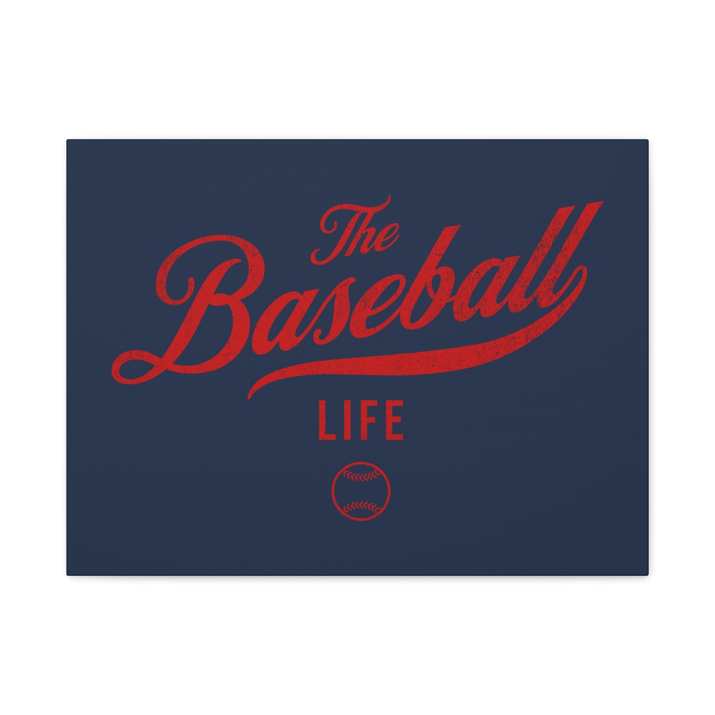 Wall Art Canvas_Navy w Red