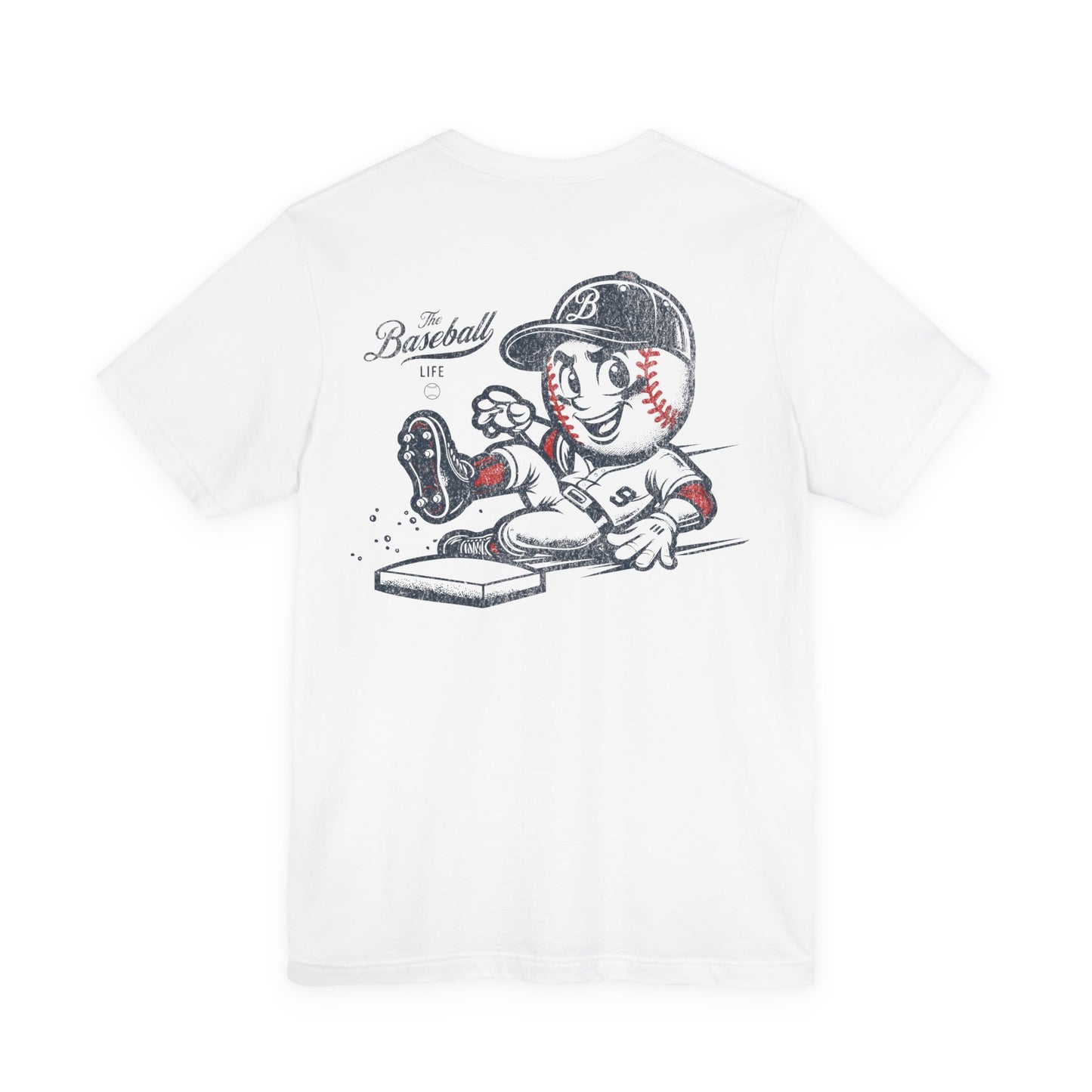 Mr. Baseball Mascot Sliding T-Shirt