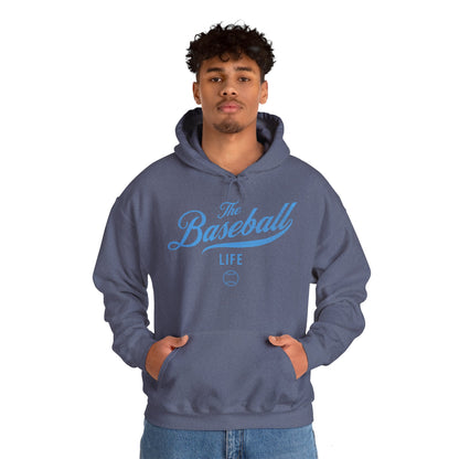 The Baseball Life Hoodie_Carolina Blue Print