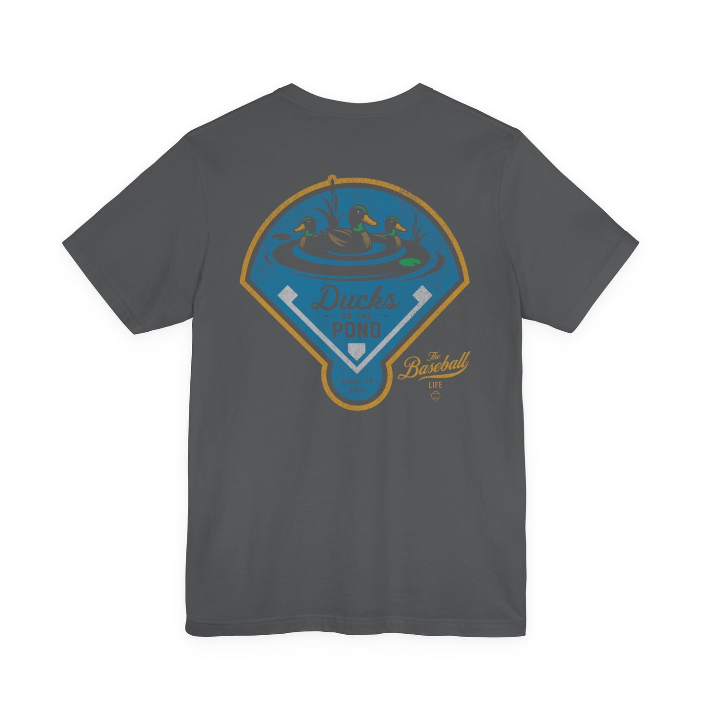Ducks On The Pond Baseball T-Shirt