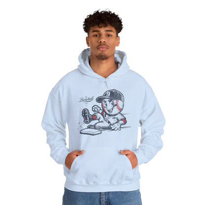 Mr. Baseball Mascot Sliding Hoodie