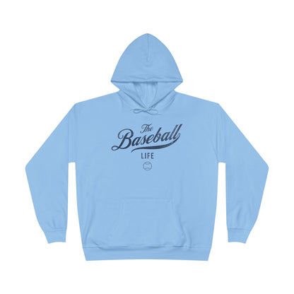 The Baseball Life Hoodie w/Grommets_Navy Print