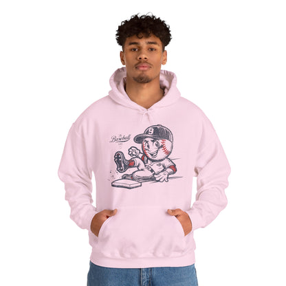 Mr. Baseball Mascot Sliding Hoodie
