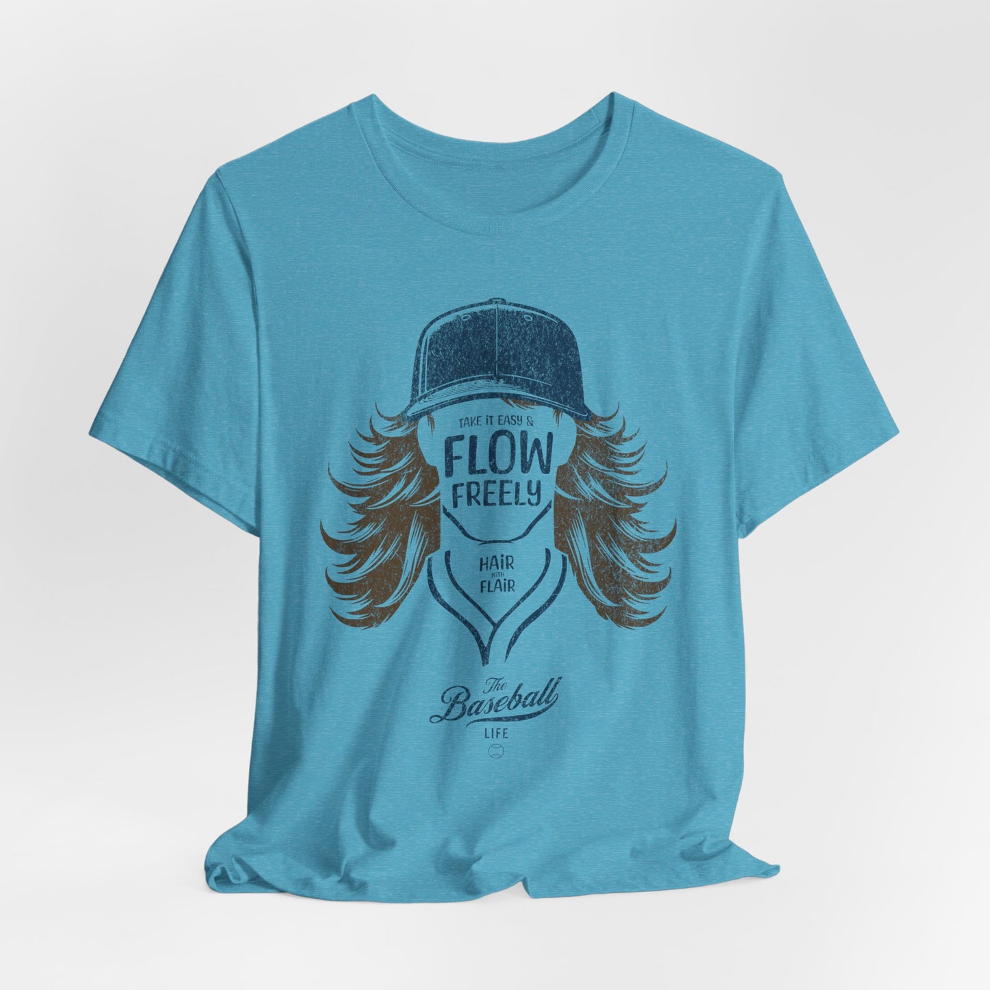 Flow Freely Baseball Hair T-Shirt