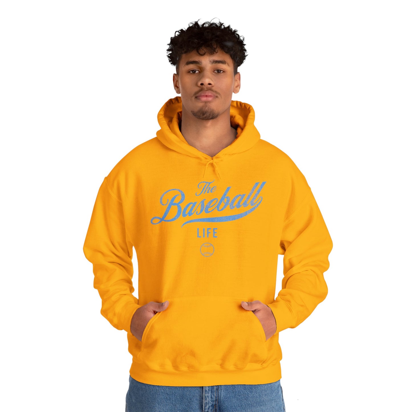 The Baseball Life Hoodie_Carolina Blue Print