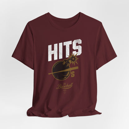 Hits Bombs Baseball T-Shirt
