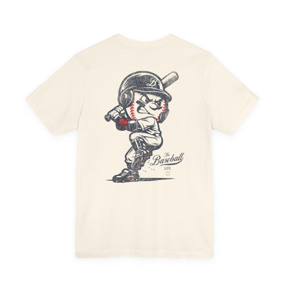 Mr. Baseball Mascot Batting T-Shirt