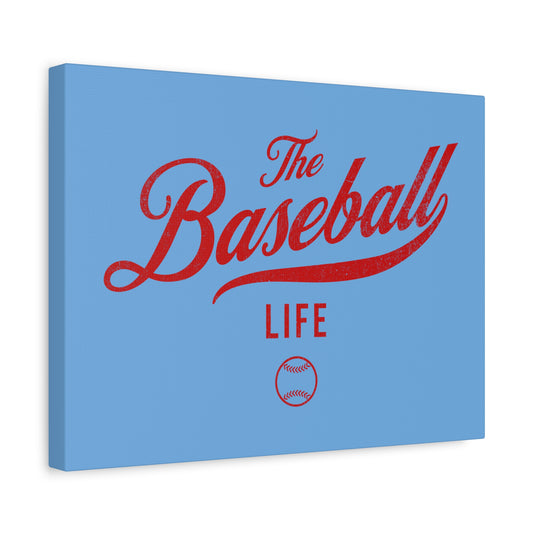 Wall Art Canvas_Carolina Blue w Red
