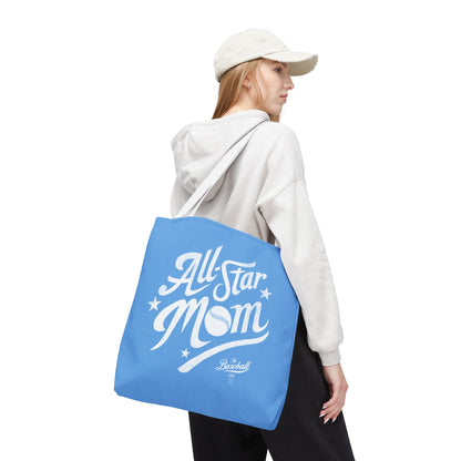 All-Star Mom Tote Bag_Carolina Blue