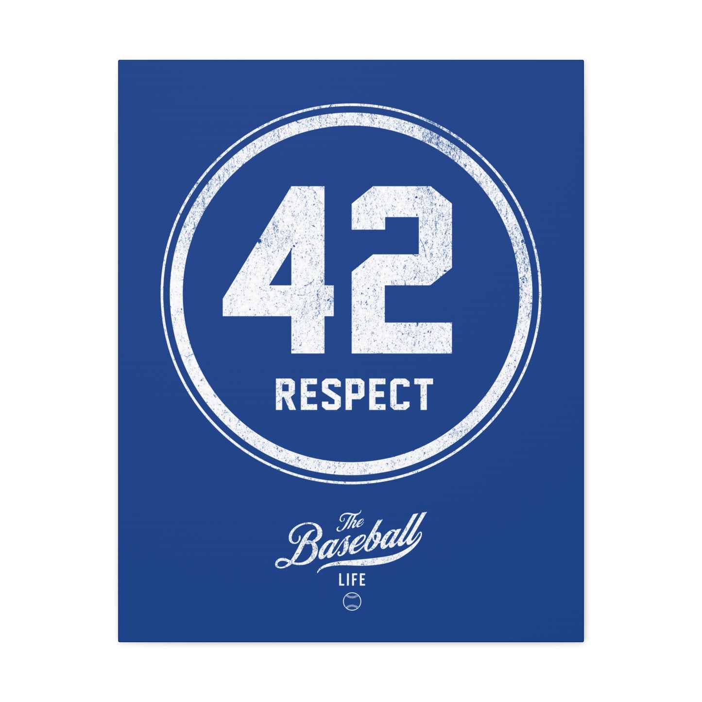 42 RESPECT_Jackie Robinson Tribute Wall Art Canvas
