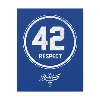 42 RESPECT_Jackie Robinson Tribute Wall Art Canvas