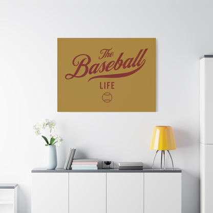 Wall Art Canvas_Old Gold w Maroon