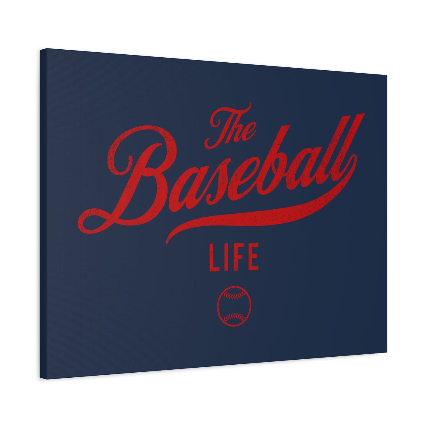 Wall Art Canvas_Navy w Red