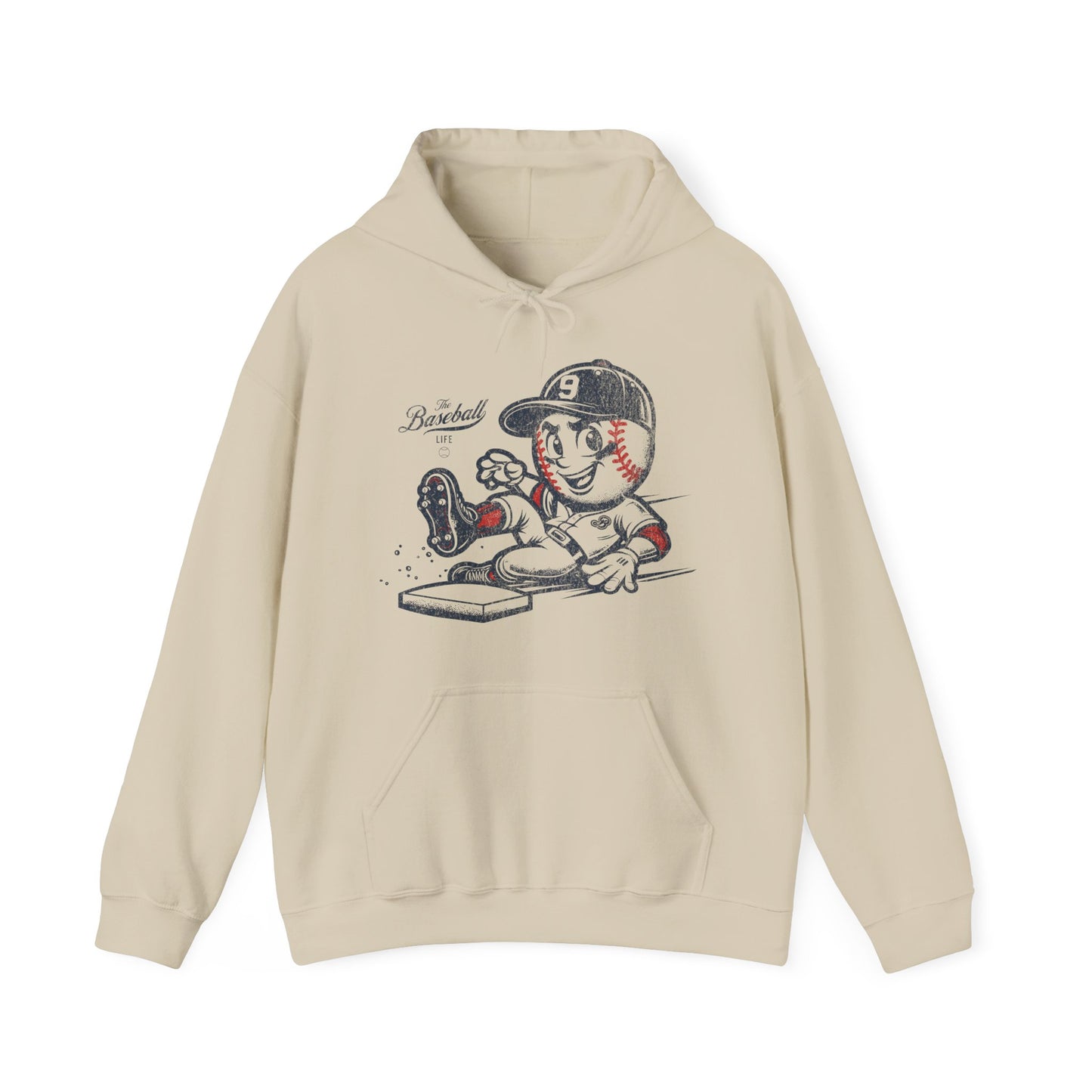 Mr. Baseball Mascot Sliding Hoodie
