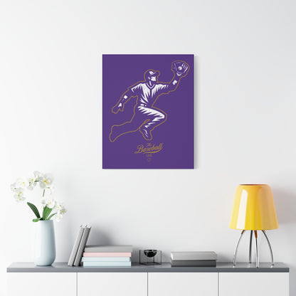 Player Icon Wall Art Canvas_Purple
