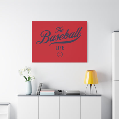 Wall Art Canvas_Red w Navy
